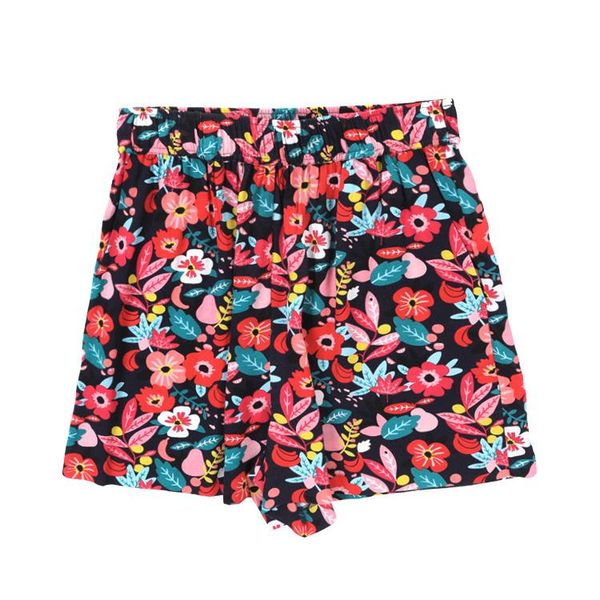 women's shorts shzq short pant in printed viscose elasticated waist side pockets holiday wind floral feel, White;black
women's shorts shzq short pant in printed viscose elasticated waist side pockets holiday wind floral feel, White;black