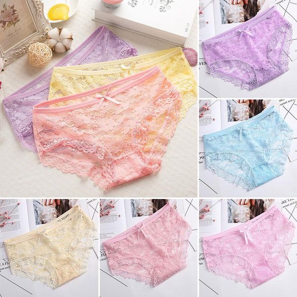 women's panties lace ladies cute hollow out mesh bow knot low waist girls briefs solid color casual underpants fashion, Black;pink
women's panties lace ladies cute hollow out mesh bow knot low waist girls briefs solid color casual underpants fashion, Black;pink