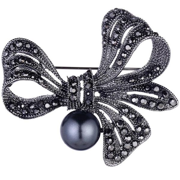 pins, brooches vintage rhinestone bow for women black bowknot brooch pin fashion jewelry coat accessories elegant style, Gray
pins, brooches vintage rhinestone bow for women black bowknot brooch pin fashion jewelry coat accessories elegant style, Gray
