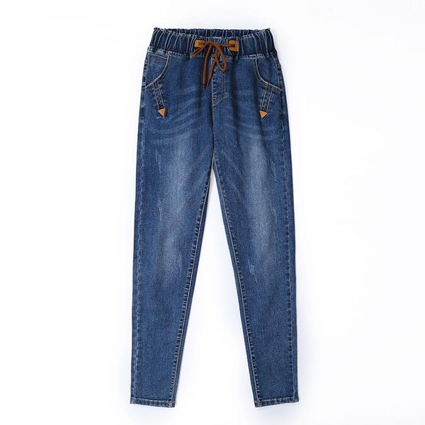 women's jeans vintage boyfriends for women 2021 spring autumn casual high elastic waist harem mon trousers lady pantalon femme, Blue
women's jeans vintage boyfriends for women 2021 spring autumn casual high elastic waist harem mon trousers lady pantalon femme, Blue