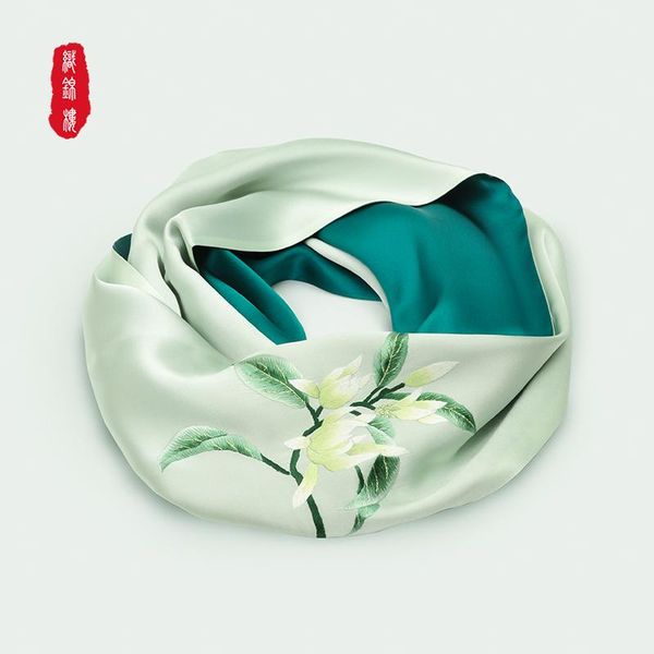 scarves female hand-embroidered silk mulberry embroidery long multi-function hangzhou scarf, Blue;gray
scarves female hand-embroidered silk mulberry embroidery long multi-function hangzhou scarf, Blue;gray