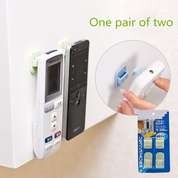 hooks & rails 2pcs plastic sticky hook set air conditioner tv remote control key storage rack practical wall holder
hooks & rails 2pcs plastic sticky hook set air conditioner tv remote control key storage rack practical wall holder