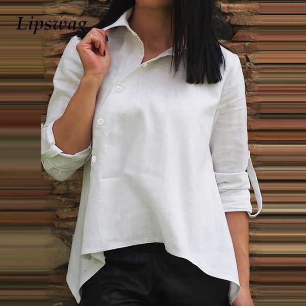 women's blouses & shirts vintage buttons spring long sleeve lady women elegant solid turn-down collar blouse shirt casual loose plus s, White
women's blouses & shirts vintage buttons spring long sleeve lady women elegant solid turn-down collar blouse shirt casual loose plus s, White