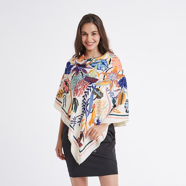 scarves 2021 style ladies silk scarf twill oil painting print big square 130cm vacation travel outdoor sunscreen shawl, Blue;gray
scarves 2021 style ladies silk scarf twill oil painting print big square 130cm vacation travel outdoor sunscreen shawl, Blue;gray