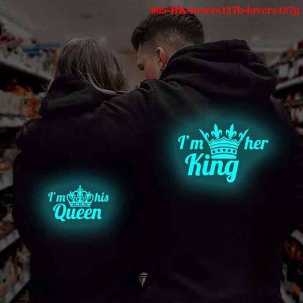 luminous lovers hoodies printed her king his queen lover hoodies harajuku womens clothing sweatshirt plus size couple, Black
luminous lovers hoodies printed her king his queen lover hoodies harajuku womens clothing sweatshirt plus size couple, Black