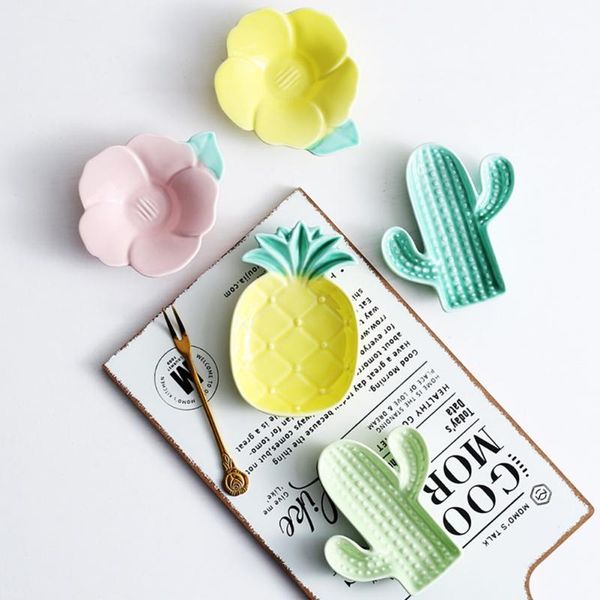 dishes & plates novelty pastry plate pineapple, cactus, flower shape ceramic fruit dessert concise
dishes & plates novelty pastry plate pineapple, cactus, flower shape ceramic fruit dessert concise