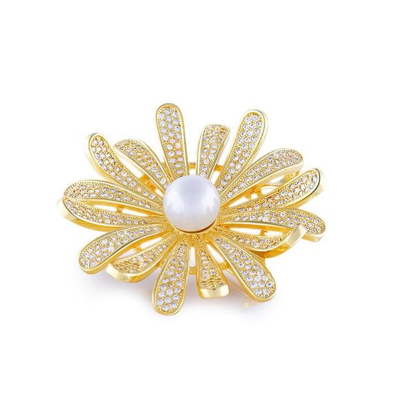 pins, brooches fashion exquisite copper hijab pin plated microinlaid zircon daisy antler sea bream pearl flower lucky brooch christmas gift, Gray
pins, brooches fashion exquisite copper hijab pin plated microinlaid zircon daisy antler sea bream pearl flower lucky brooch christmas gift, Gray