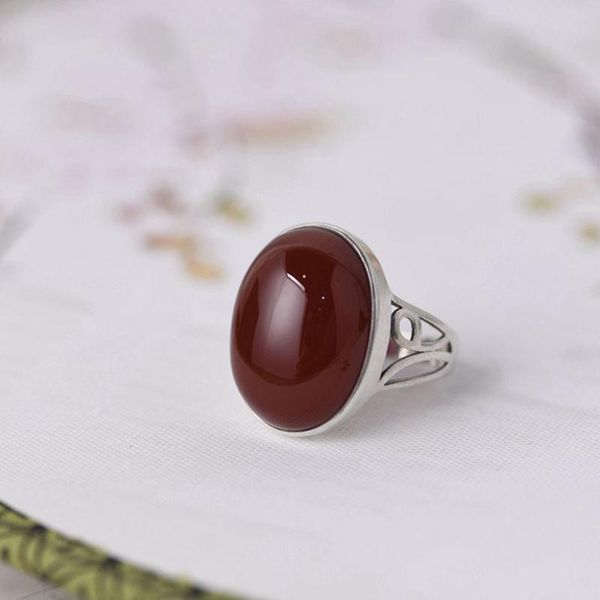 silver ring for women jewelry 100% original pure s925 sterling rings red agate stone cluster, Golden;silver
silver ring for women jewelry 100% original pure s925 sterling rings red agate stone cluster, Golden;silver
