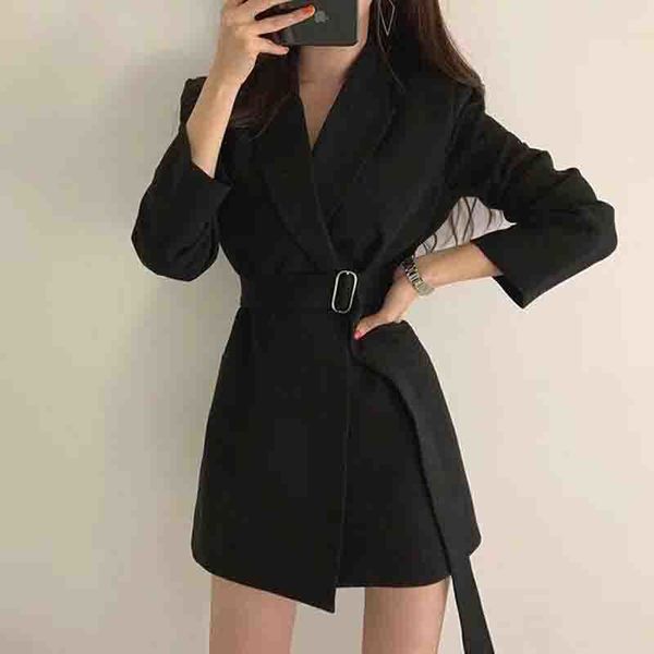 llzacoosh fashion women jackets vintage autumn black beige office ladies sashes split sleeve jacket casual work coats 210514, Black;brown
llzacoosh fashion women jackets vintage autumn black beige office ladies sashes split sleeve jacket casual work coats 210514, Black;brown