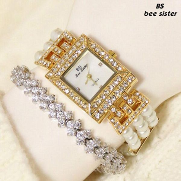 wristwatches 2021 bs women quartz watch fashion bling casual ladies female gold crystal diamond for waterproof clock, Slivery;brown 
wristwatches 2021 bs women quartz watch fashion bling casual ladies female gold crystal diamond for waterproof clock, Slivery;brown