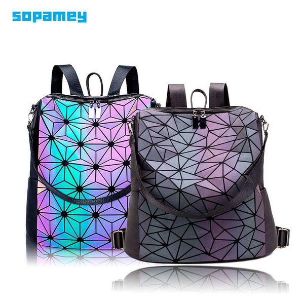 backpack luminous reflection backpacks large casual fashion folding holographic geometric design daypack student's school bag
backpack luminous reflection backpacks large casual fashion folding holographic geometric design daypack student's school bag