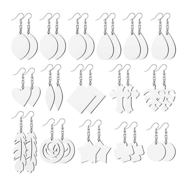 dangle & chandelier 16 pairs sublimation blank keychains thermal transfer key chain double-side printed mdf keyrings tags with split rings 6, Silver
dangle & chandelier 16 pairs sublimation blank keychains thermal transfer key chain double-side printed mdf keyrings tags with split rings 6, Silver