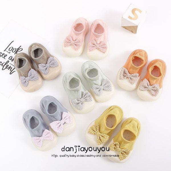 children anti-slip shoes bowknot toddler baby girl non-slip floor socks boy rubber sole indoor infant first walkers
children anti-slip shoes bowknot toddler baby girl non-slip floor socks boy rubber sole indoor infant first walkers