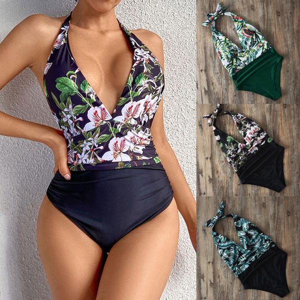 floral bikini set women v-neck bandeau one piece swimsuit 2021 summer beachwear girl beach bathing suit swimwear biquinis women's, White;black
floral bikini set women v-neck bandeau one piece swimsuit 2021 summer beachwear girl beach bathing suit swimwear biquinis women's, White;black