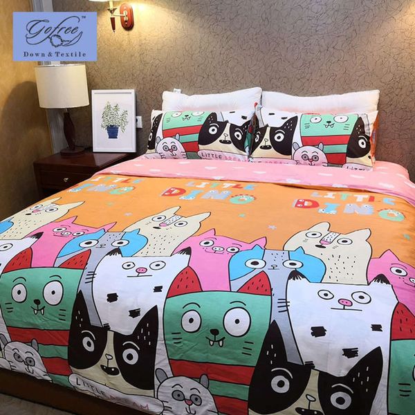 1.5m1.8m cartoon cotton fitted sheet 4-piece set lovely printed home textile
1.5m1.8m cartoon cotton fitted sheet 4-piece set lovely printed home textile