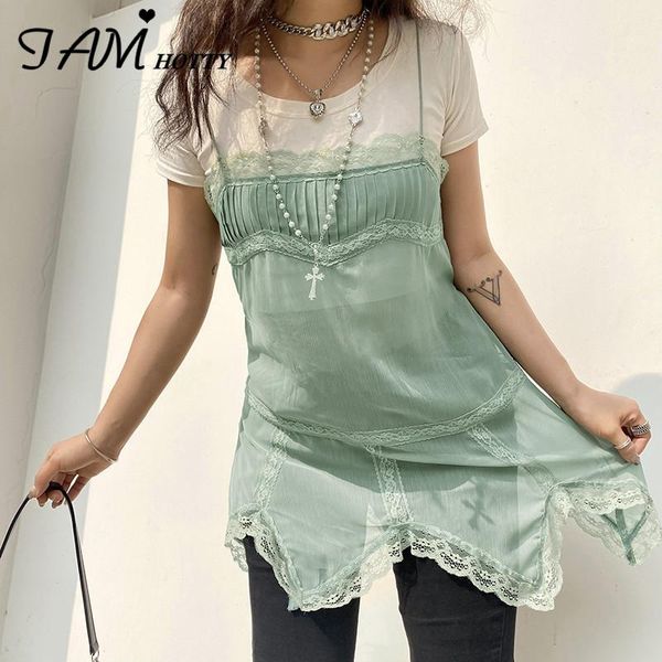 casual dresses lace chiffon mini dress women asymmetrical kawaii sleeveless sundress see through mesh robe vintage clothes party iamty, Black;gray
casual dresses lace chiffon mini dress women asymmetrical kawaii sleeveless sundress see through mesh robe vintage clothes party iamty, Black;gray