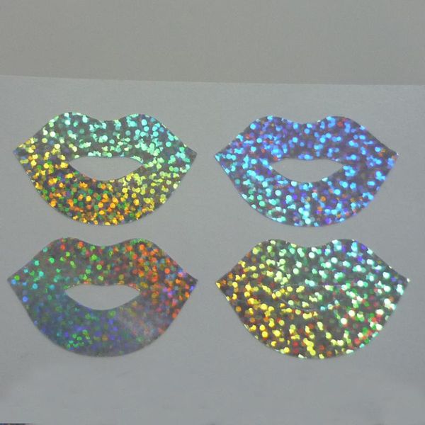 silver holographic sparkle glitter hologram lips stickers envelope package seals gift wrap
silver holographic sparkle glitter hologram lips stickers envelope package seals gift wrap
