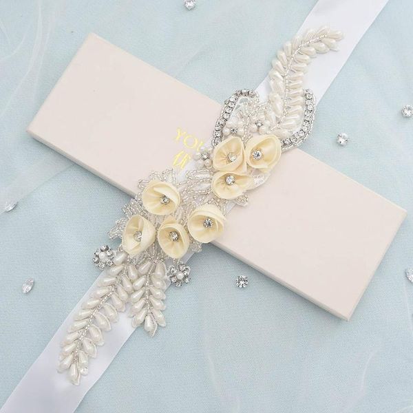 wedding sashes youlapan s321 handmade luxury bridal sash applique lace pearls sparkling flowers belt fashion girdle beading, White
wedding sashes youlapan s321 handmade luxury bridal sash applique lace pearls sparkling flowers belt fashion girdle beading, White