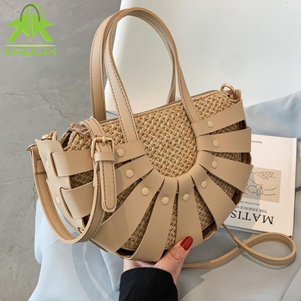 waist bags straw + leather hand-woven ladies handbags 2021 summer rattan bag bohemia beach fashion semicircle shoulder messenger
waist bags straw + leather hand-woven ladies handbags 2021 summer rattan bag bohemia beach fashion semicircle shoulder messenger