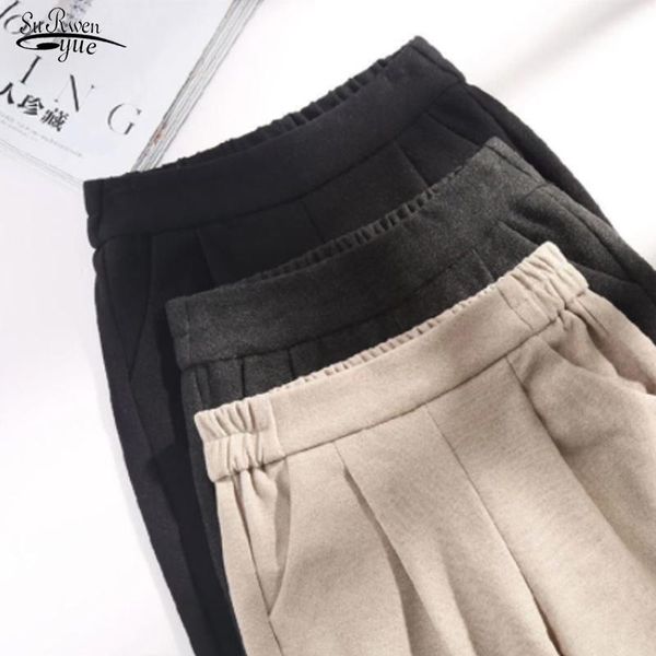 women's pants & capris autumn winter high waist apricot woolen legged harem casual harajuku long trousers 17489, Black;white
women's pants & capris autumn winter high waist apricot woolen legged harem casual harajuku long trousers 17489, Black;white