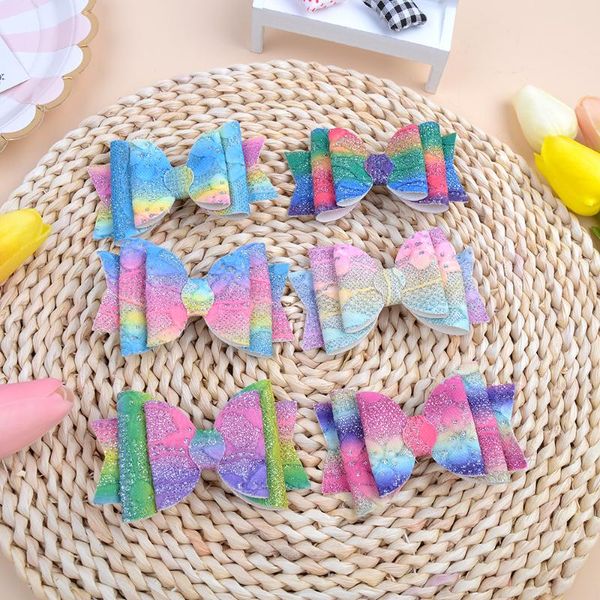 hair accessories 3.5 inches glitter rainbows bows with clip for girls sweet clips boutique hairpins barrettes headwear, Slivery;white
hair accessories 3.5 inches glitter rainbows bows with clip for girls sweet clips boutique hairpins barrettes headwear, Slivery;white