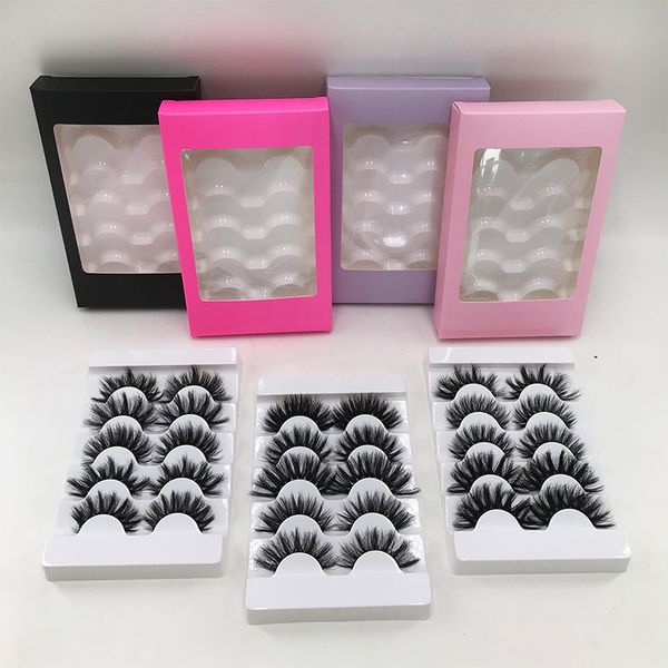 latest 5 pairs eyelash package box one tray with different 3d lashes natural long false eyelashes
latest 5 pairs eyelash package box one tray with different 3d lashes natural long false eyelashes