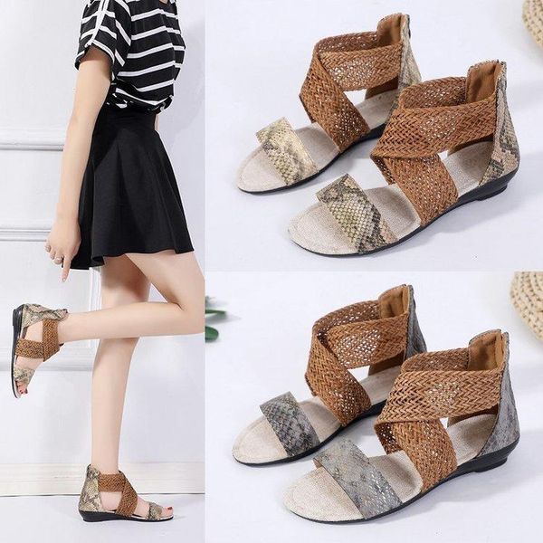 sandals low woman leather shoes large size open toe summer heels snakeskin low-heeled 2021 big peep girls flat velvet closed com, Black
sandals low woman leather shoes large size open toe summer heels snakeskin low-heeled 2021 big peep girls flat velvet closed com, Black