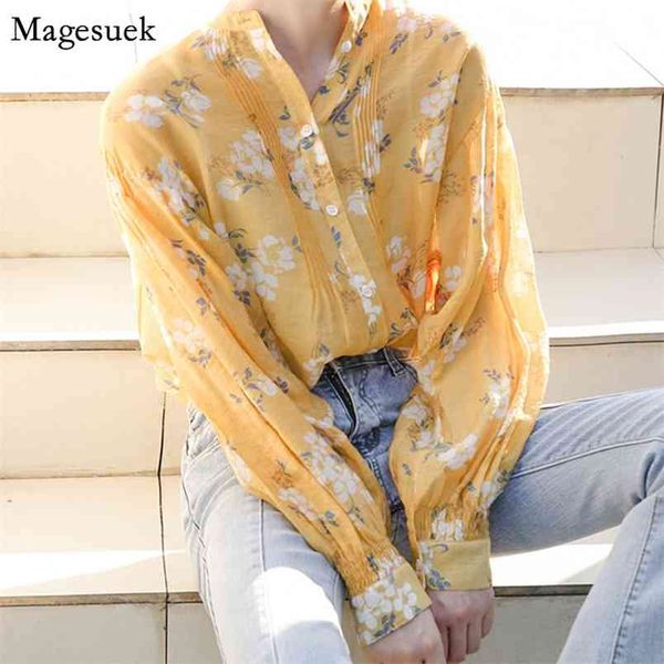 women blouse sweet casual autumn simple chic loose print floral shirts sleeve stylish blusas 10190 210512, White
women blouse sweet casual autumn simple chic loose print floral shirts sleeve stylish blusas 10190 210512, White