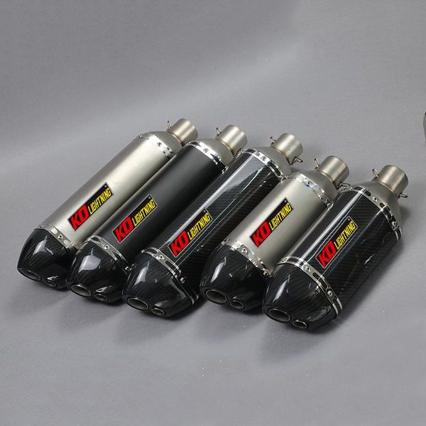 motorcycle exhaust system 51mm dual tail pipe without muffler stainless steel carbon fiber 360/475mm modified for atv street bike
motorcycle exhaust system 51mm dual tail pipe without muffler stainless steel carbon fiber 360/475mm modified for atv street bike