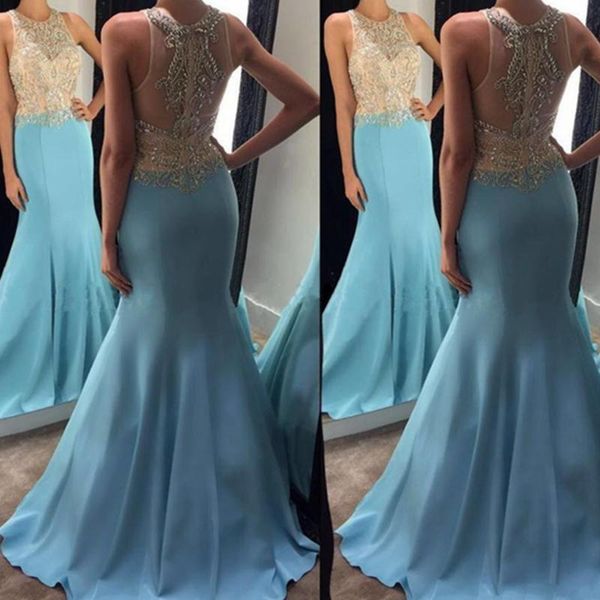 party dresses light sky blue 2021 prom crystal beading mermaid formal evening gowns bling girls pagenat dress, White;black
party dresses light sky blue 2021 prom crystal beading mermaid formal evening gowns bling girls pagenat dress, White;black