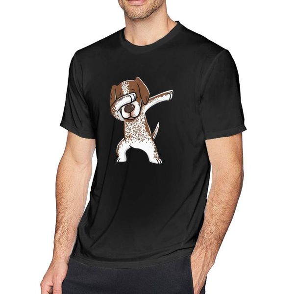 men's t-shirts dabbing german shorthaired pointer shirts for men graphic tee fashion casual slim fit top, White;black
men's t-shirts dabbing german shorthaired pointer shirts for men graphic tee fashion casual slim fit top, White;black