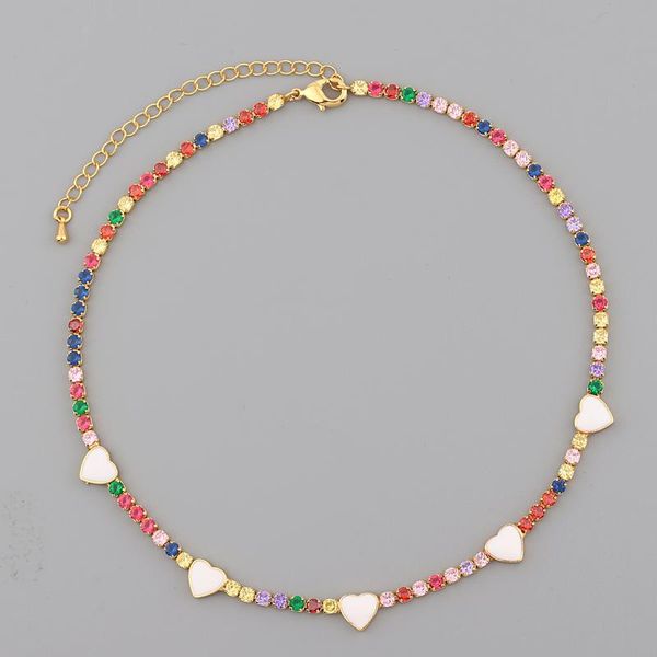 rainbow tennis necklaces for women gold crystal colored stone heart necklace choker cz cubic zirconia jewelry christmas chokers, Golden;silver
rainbow tennis necklaces for women gold crystal colored stone heart necklace choker cz cubic zirconia jewelry christmas chokers, Golden;silver