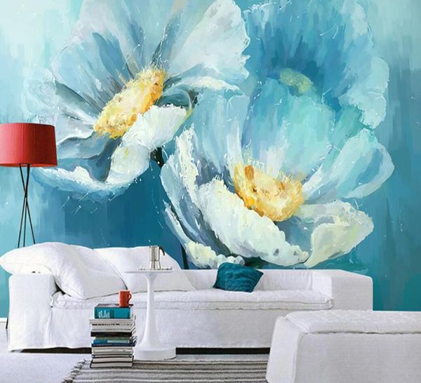 wallpapers custom 3d wallpaper mural european blue flowers living room background wall decoration painting
wallpapers custom 3d wallpaper mural european blue flowers living room background wall decoration painting