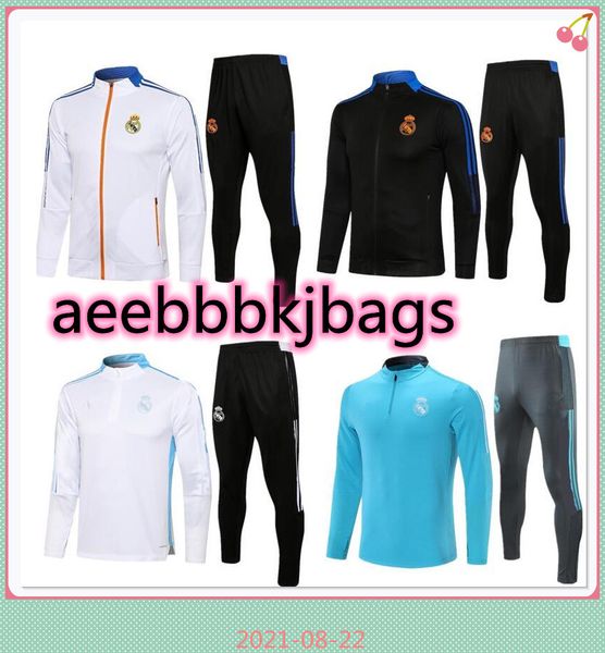men 2021 2022 real madrid soccer training suit jacket tracksuits 21/22 camiseta de futbol hazard benzema modric kids jogging football tracks, Black 
men 2021 2022 real madrid soccer training suit jacket tracksuits 21/22 camiseta de futbol hazard benzema modric kids jogging football tracks, Black