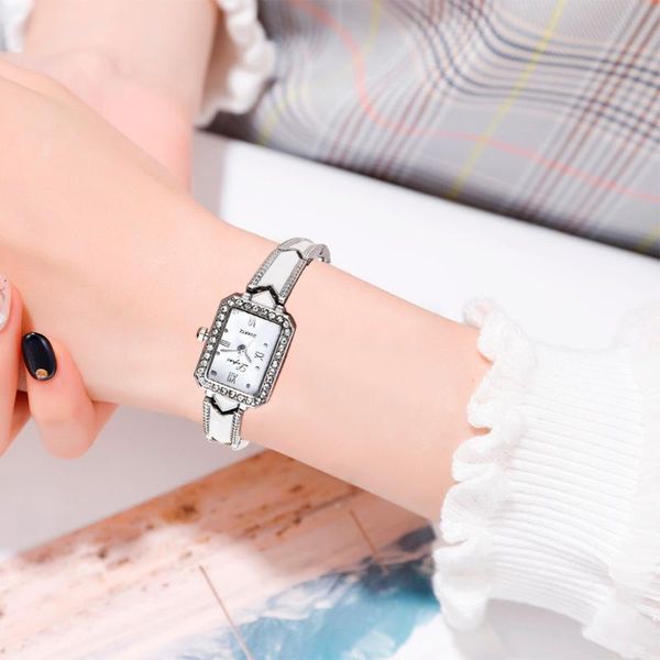 simple casual fashion square dial small and exquisite female bracelet watch ladies watches dames horloges relogio wristwatches, Slivery;brown
simple casual fashion square dial small and exquisite female bracelet watch ladies watches dames horloges relogio wristwatches, Slivery;brown