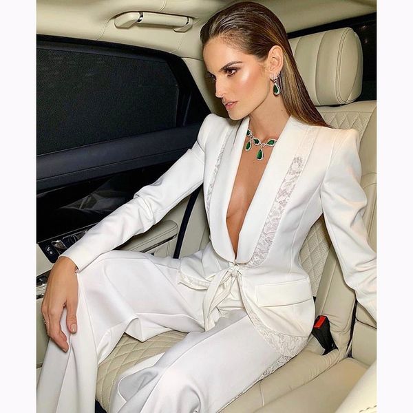 women suits office sets bridesmaid dress ladies business wide leg pants lace blazer jacket outfits female outerwear chic suit customise, White;pink
women suits office sets bridesmaid dress ladies business wide leg pants lace blazer jacket outfits female outerwear chic suit customise, White;pink