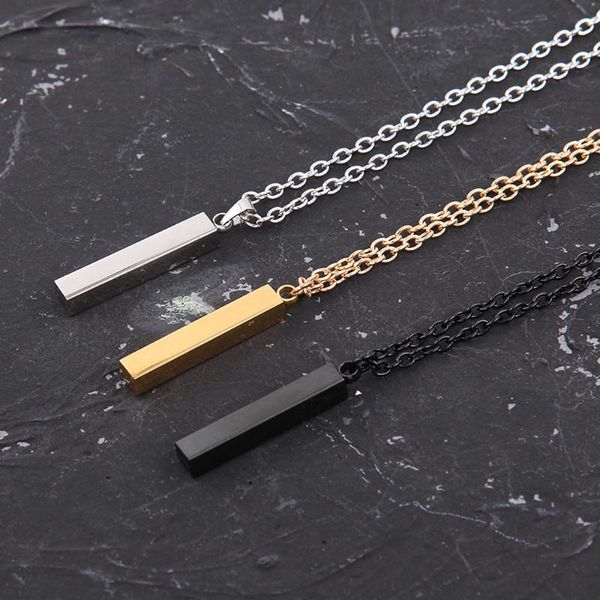 pendant necklaces rectangle necklace classic simple stainless steel cuban chain for men women pendants jewelry gift, Silver
pendant necklaces rectangle necklace classic simple stainless steel cuban chain for men women pendants jewelry gift, Silver