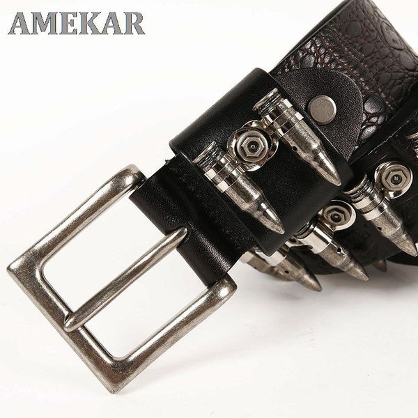 belts hip hop rock heavy metal rivet men's belts, personalized decorative waist strap, Black;brown
belts hip hop rock heavy metal rivet men's belts, personalized decorative waist strap, Black;brown