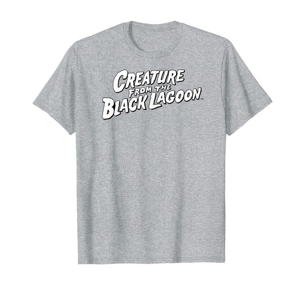 creature from the black lagoon original t-shirt, White;black