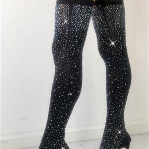 boots spring black diamond bling finger point leaps anti-slip thin skips on the knee of thick, thick long lady 3r6e
boots spring black diamond bling finger point leaps anti-slip thin skips on the knee of thick, thick long lady 3r6e
