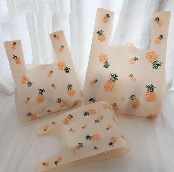 gift wrap 50pcs cute fruit printed vest bag small plastic with handle supermarket storage food snack pouch
gift wrap 50pcs cute fruit printed vest bag small plastic with handle supermarket storage food snack pouch