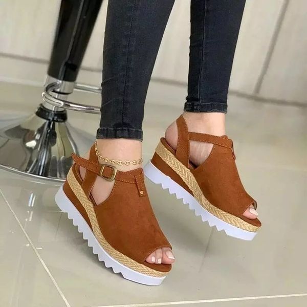 womens suede solid color classic fish mouth open toe buckle high heel platform non-slip fashion elegant summer sandals 5ke037, Black
womens suede solid color classic fish mouth open toe buckle high heel platform non-slip fashion elegant summer sandals 5ke037, Black