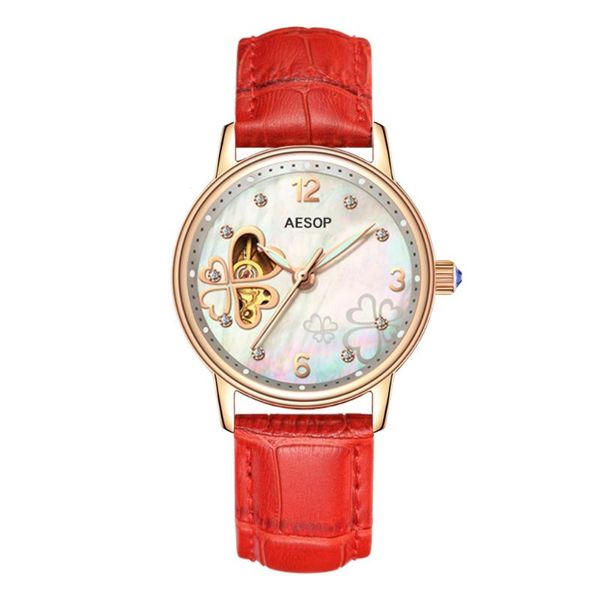 wristwatches aesop women's skeleton automatic mechanical ladies watch women luxury dress fashion watches female clock woman relogio fem, Slivery;brown
wristwatches aesop women's skeleton automatic mechanical ladies watch women luxury dress fashion watches female clock woman relogio fem, Slivery;brown