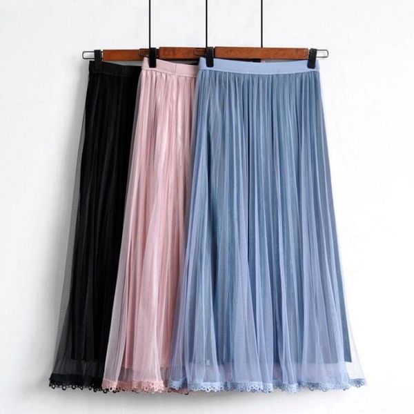 skirts elasticated high-waist pleated skirt women 2021 autumn and winter lace stitching gold velvet women's large swing saia, Black
skirts elasticated high-waist pleated skirt women 2021 autumn and winter lace stitching gold velvet women's large swing saia, Black