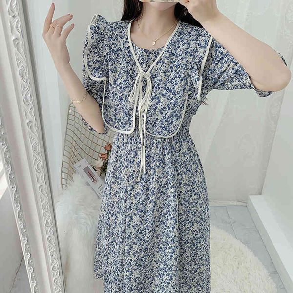 vintage floral printed loose a line dress women ruffles patchwork bow lace up high waist streetwear korean style dresses female 210515, Black;gray
vintage floral printed loose a line dress women ruffles patchwork bow lace up high waist streetwear korean style dresses female 210515, Black;gray