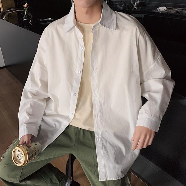 men's casual shirts business formal shirt long sleeve fashion 2021 all thin game club smoking dresses, White;black
men's casual shirts business formal shirt long sleeve fashion 2021 all thin game club smoking dresses, White;black