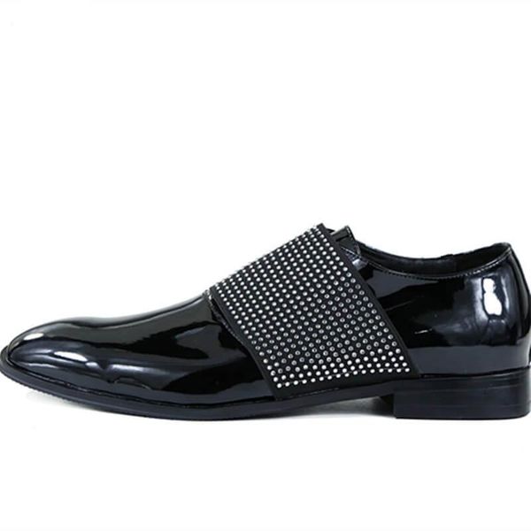 dress shoes 2021 men patent leather rhinestone glitter oxfords business wedding plus size 39-46, Black
dress shoes 2021 men patent leather rhinestone glitter oxfords business wedding plus size 39-46, Black
