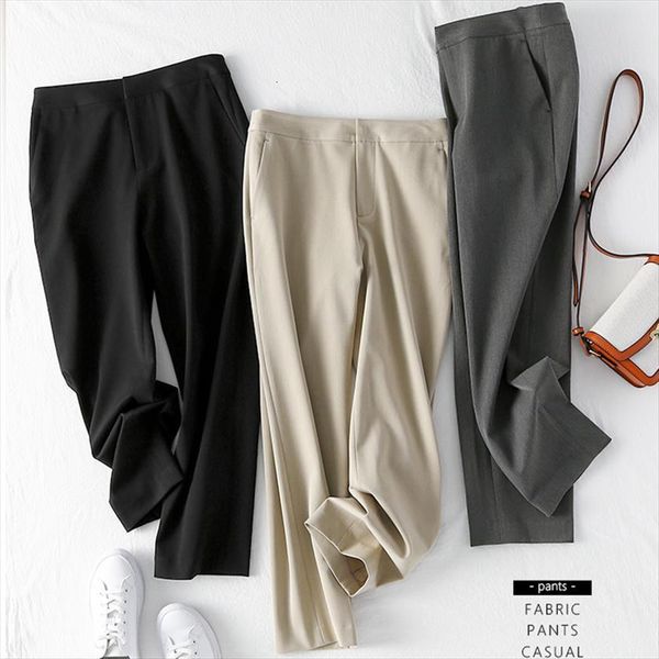 nine point suit loose womens pants cigarette spring and summer korean style straight trousers high waist casual, Black;white
nine point suit loose womens pants cigarette spring and summer korean style straight trousers high waist casual, Black;white