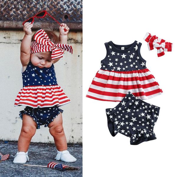 clothing sets 0-3y summer baby girls boys clothes star striped printed sleeveless shorts headband 3pcs independence day, White
clothing sets 0-3y summer baby girls boys clothes star striped printed sleeveless shorts headband 3pcs independence day, White