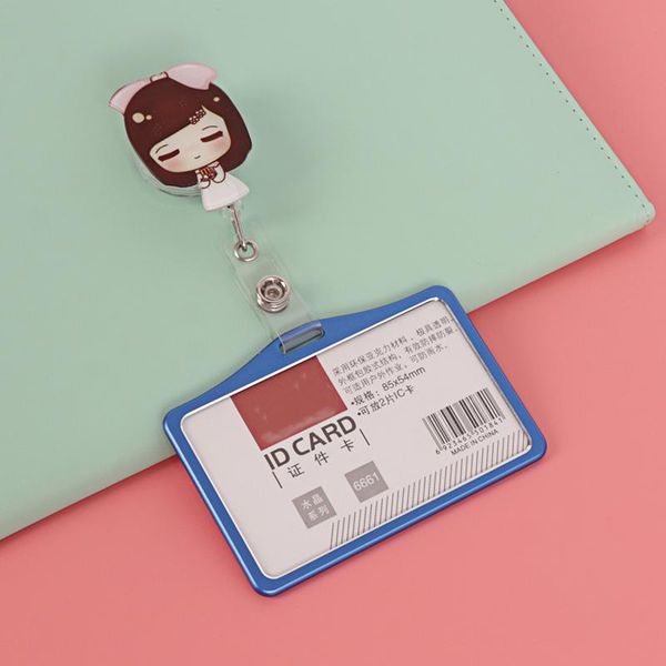 card holders 1pcs doctors office retractable pull badge id lanyard holder key ring chain clips accessories, Brown;gray
card holders 1pcs doctors office retractable pull badge id lanyard holder key ring chain clips accessories, Brown;gray